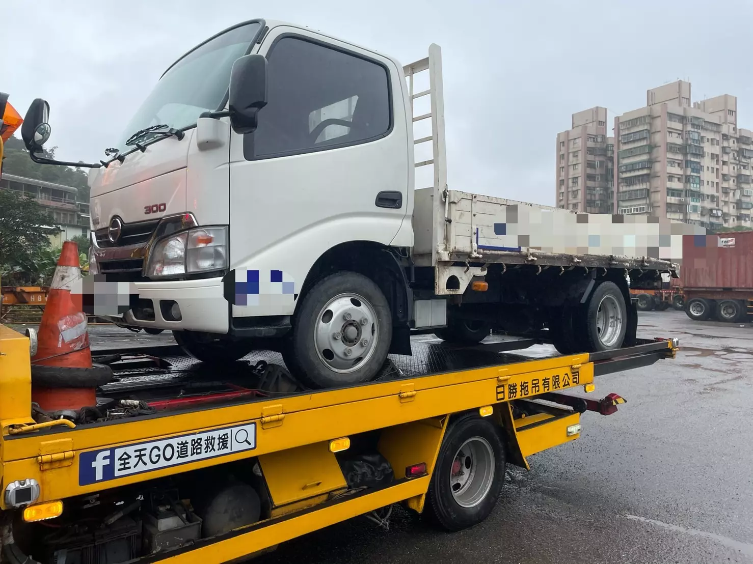 新北道路救援,台北道路救援,基隆道路救援,24小時道路救援-全天go道路救援-服務案例 (16)